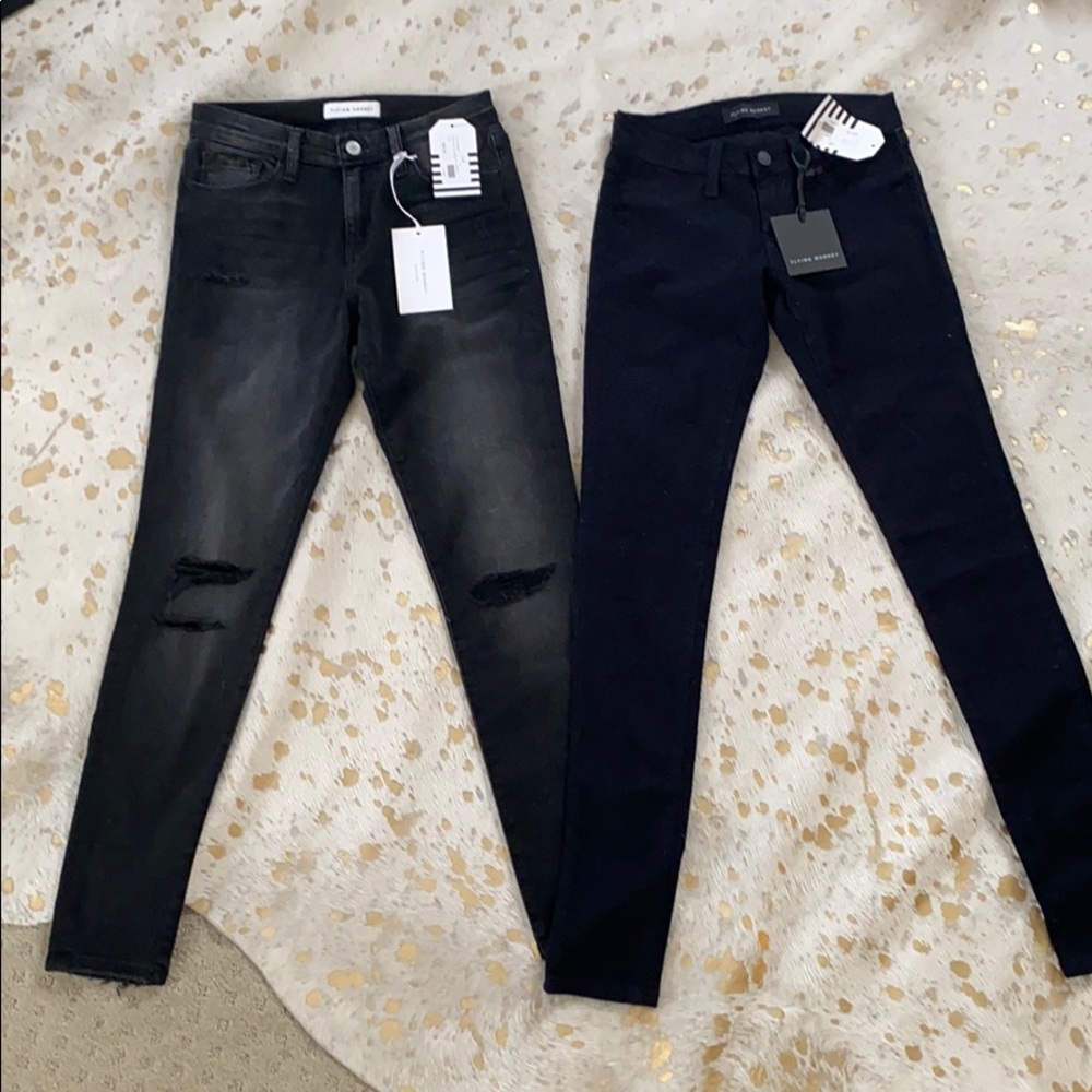 BRAND NEW 2 FOR 1 Flying Monkey Skinny Jeans